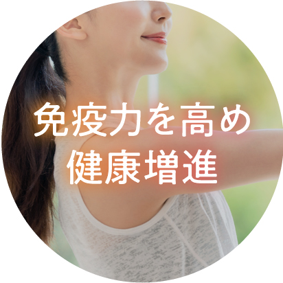 免疫力を高め健康増進